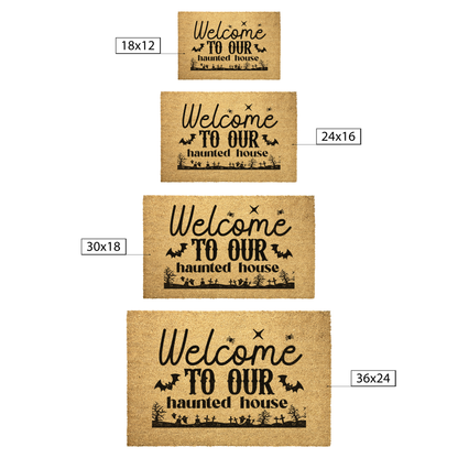 Welcome_to_Our_Haunted_House_Coir_Doorma_Outdoor_Mat_Size_Options_Mockup.png