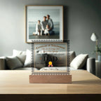 Personalized World's Greatest Dad Certificate – Custom Acrylic Plaque with Name & Date – Birthday, Father’s Day, or Any Occasion