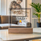 Personalized World's Greatest Dad Certificate – Custom Acrylic Plaque with Name & Date – Birthday, Father’s Day, or Any Occasion