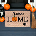 Halloween Welcome Home Rubber Backed Doormat