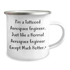 Aerospace Engineer Gifts for Her - Funny Camping Mug from Friends - Mother's Day Unique Gifts for Women