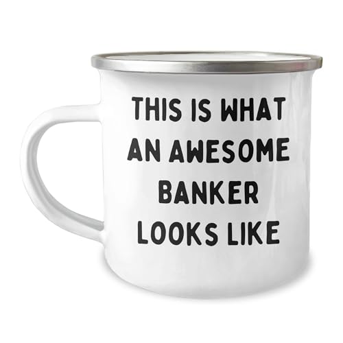 Spring Pet Products Gifts from Men to Awesome Bankers, This Is What An Awesome Banker Looks Like, Camping Mug for Christmas, Perfect for Banker Entusiasts (150-200 characters in total) - Mallard Moon Gift Shop