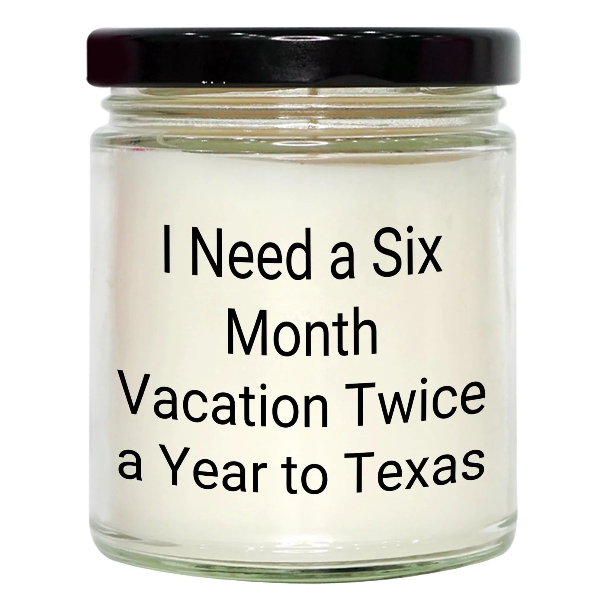 Texas Vacation State of Mind 9oz Vanilla Soy Candle Gift for Him or Her from Texas Lover to Friends and Family for Christmas