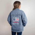 All American Grandma - Gigi - Nana - Mom- Personalized Denim Jacket