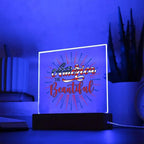 America the Beautiful Patriotic Acrylic Plaque