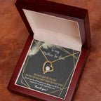 To Mother-In-Law I Appreciate All The Things You Do For Us Forever Love Heart Pendant Necklace