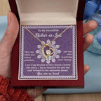 Mother-in-Law Gift I am Truly Blessed for the Memories Ahead Heart Pendant Necklace