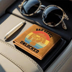 Dad Level Unlocked Leather Wallet