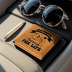 Father and Son Best Friends for Life Leather Wallet