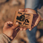 Being Grandpa is an Honor Leather Wallet