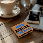 Dad Maker of the Rules Leather Wallet | Funny Dad Gift Wallet | Father's Day Gift for Dad | Genuine Leather Bifold Wallet