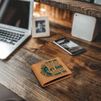 To My Dad - First Man I Loved-Always be Your Little Girl Genuine Cowhide Leather Wallet