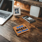 Dad Maker of the Rules Leather Wallet | Funny Dad Gift Wallet | Father's Day Gift for Dad | Genuine Leather Bifold Wallet