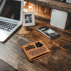 To My Dad-Sometimes I Don't - Genuine Cowhide Leather Wallet