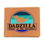 Dadzilla Leather Wallet Gift for Father