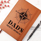 Gift for Dad Travel Leather Journal