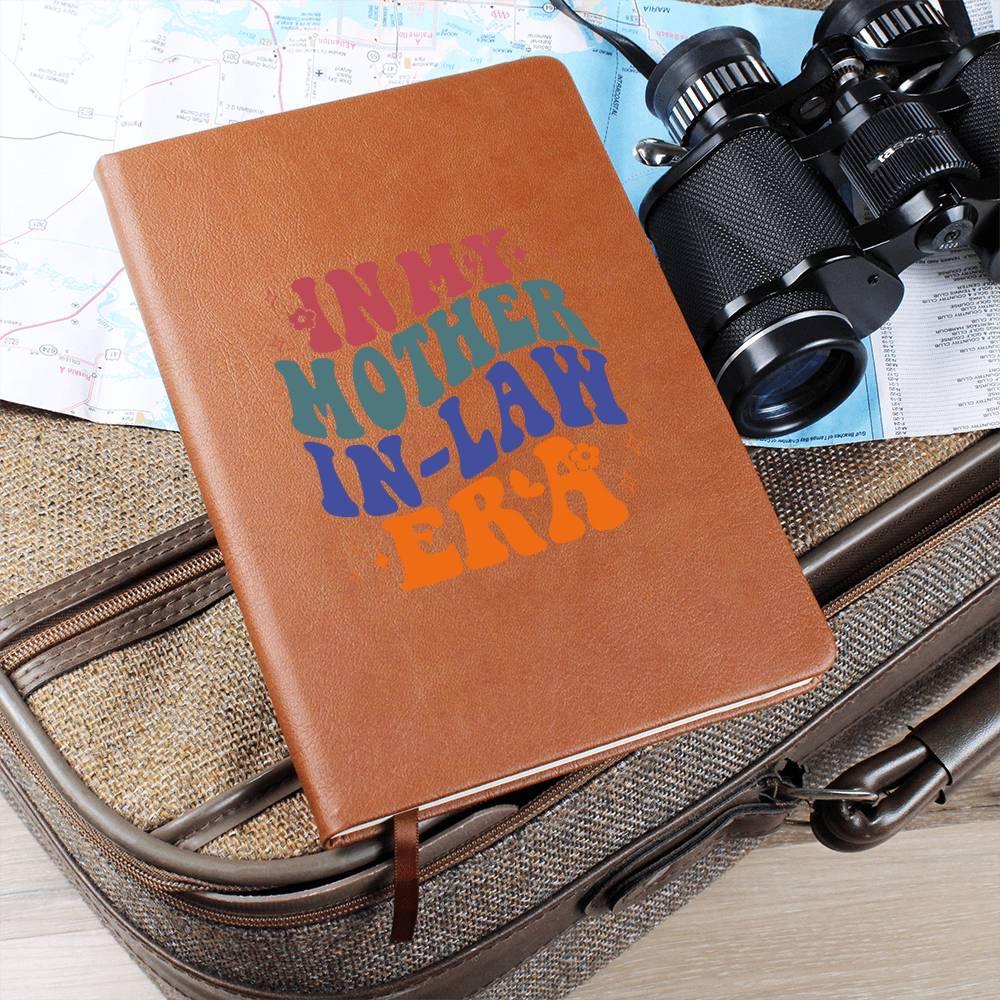 Gift for Mother-in-law Graphic Leather Journal Retro I'm in My Mother-in-law Era - Mallard Moon Gift Shop