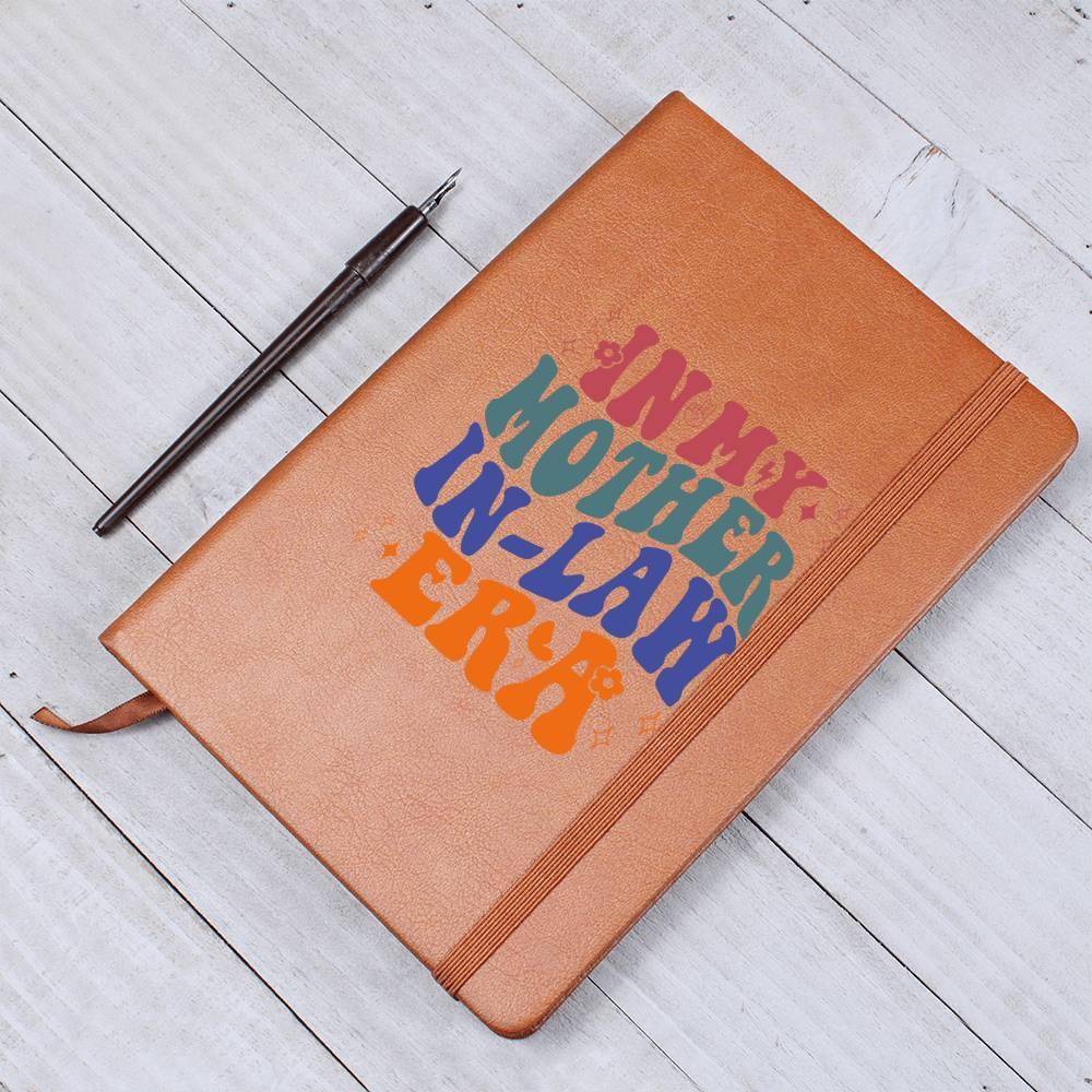 Gift for Mother-in-law Graphic Leather Journal Retro I'm in My Mother-in-law Era - Mallard Moon Gift Shop