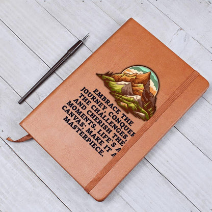 Embrace the Journey Leather Journal - Mallard Moon Gift Shop