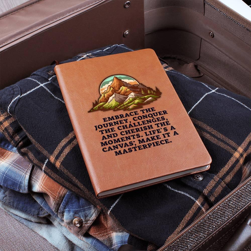 Embrace the Journey Leather Journal - Mallard Moon Gift Shop