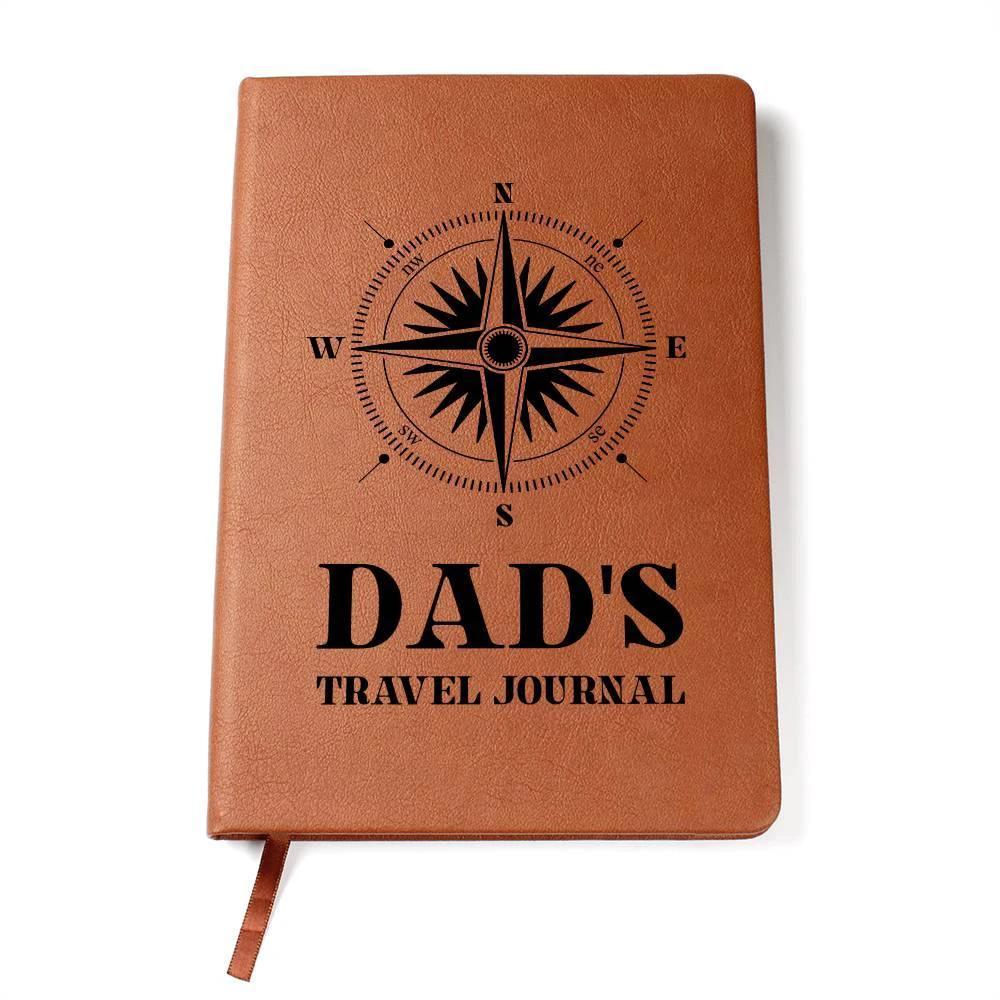 Gift for Dad Travel Leather Journal
