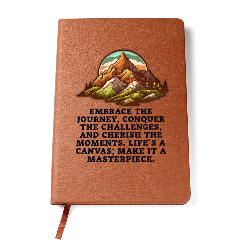 Embrace the Journey Leather Journal - Mallard Moon Gift Shop