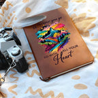 Wherever You Go, Go with all Your Heart Leather Journal