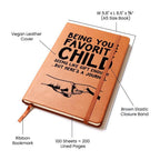 Gift for Dad - Being Your Favorite Child Seems Like Gift Enough, But Here's a Leather Journal