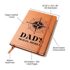 Gift for Dad Travel Leather Journal