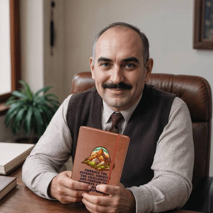 Embrace the Journey Leather Journal - Mallard Moon Gift Shop