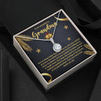 Gift for Grandma - You Mean the World To Me - Eternal Hope CZ Necklace