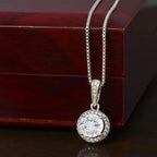 Gift for Grandma - You Mean the World To Me - Eternal Hope CZ Necklace