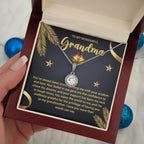 Gift for Grandma - You Mean the World To Me - Eternal Hope CZ Necklace
