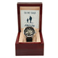 To My Dad Happy Father's Day Men's Openwork Watch with Gift Box - Mallard Moon Gift Shop
