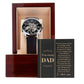 Dad You Have Given Me Your Time, Your Love Men's Openwork Watch with Gift Box - Mallard Moon Gift Shop