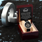 Dad The First Hand I Held Men's Openwork Watch with Gift Box