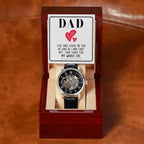 Dad, You Have Loved Me Men's Openwork Watch with Gift Box