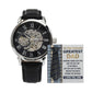 Dad Gift - To the World's Greatest Dad Men's Openwork Watch with Gift Box - Mallard Moon Gift Shop