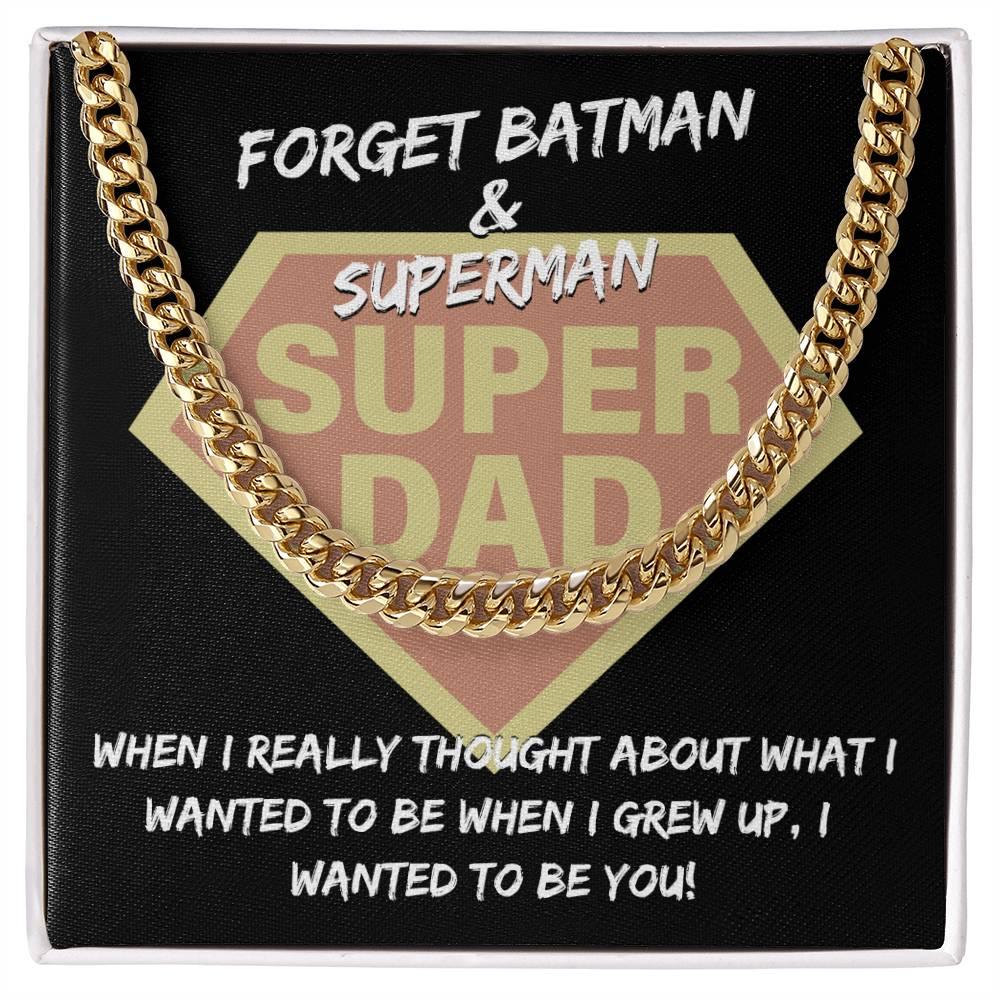Dad - To Be You Cuban Chain Link Necklace with Gift Box - Mallard Moon Gift Shop