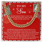 Gift for Son - That Door - Cuban Link Chain Necklace