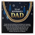 Gift for Boyfriend's Dad - Who I Am - Cuban Link Chain Necklace