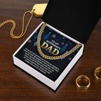 Gift for Boyfriend's Dad - Who I Am - Cuban Link Chain Necklace