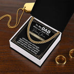 Gift for Dad - Promise Chain Cuban Chain Link Necklace with Gift Box
