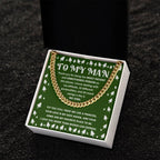 Holiday Gift for Your Man - Dealing with My Attitude and Mood Swings Cuban Chain Link Necklace