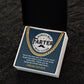 Dad - World's Best Farter Cuban Chain Link Necklace with Gift Box - Mallard Moon Gift Shop