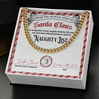 Naughty List Naughty Behavior - Cuban Link Chain Necklace