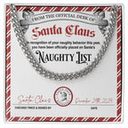 Naughty List Naughty Behavior - Cuban Link Chain Necklace