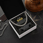 Dad - Kind Of Dad Cuban Chain Link Necklace with Gift Box