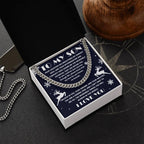 Gift for your Son - I Believe in You - Cuban Chain Link Necklace