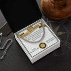 Romantic Gift for Boyfriend – Cuban Link Chain & Love Certificate Keepsake